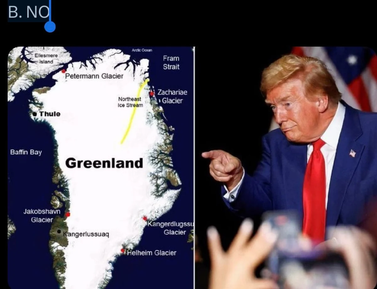 Groenlanda nu este de acord cu afirmaţiile lui Donald Trump. FOTO: X