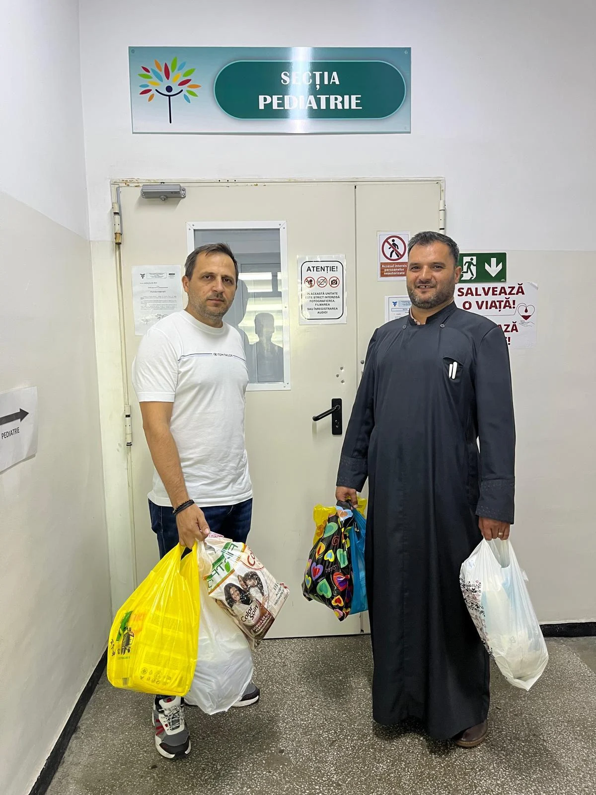 Unde este nevoie de ajutor, preotul Gici Stănculeț spune &bdquo;Prezent&rdquo; FOTO: arhiva personală
