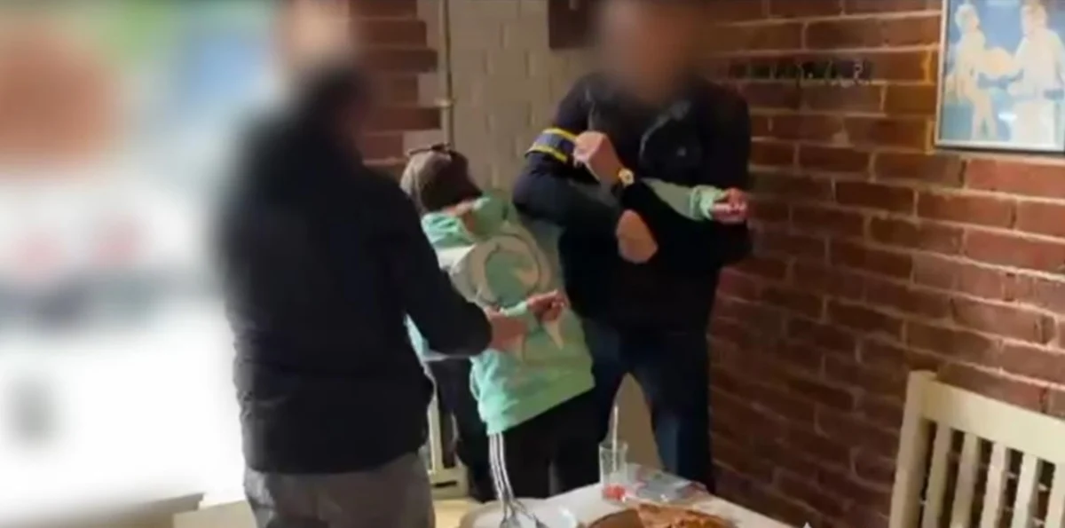 ucraineanca arestata captură video Poliţie Ucraina jpg