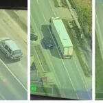 Amendă uriașă și permis suspendat 240 de zile pentru un șofer teribilist: manevrele interzise filmate din elicopterul Poliției
