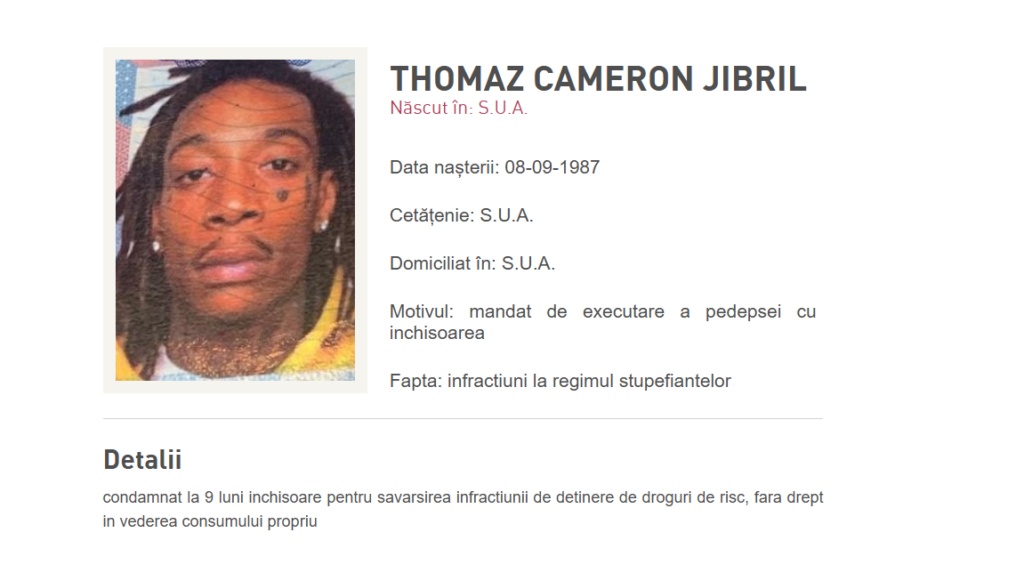 Rapperul Wiz Khalifa, dat în urmărire de Poliția Română