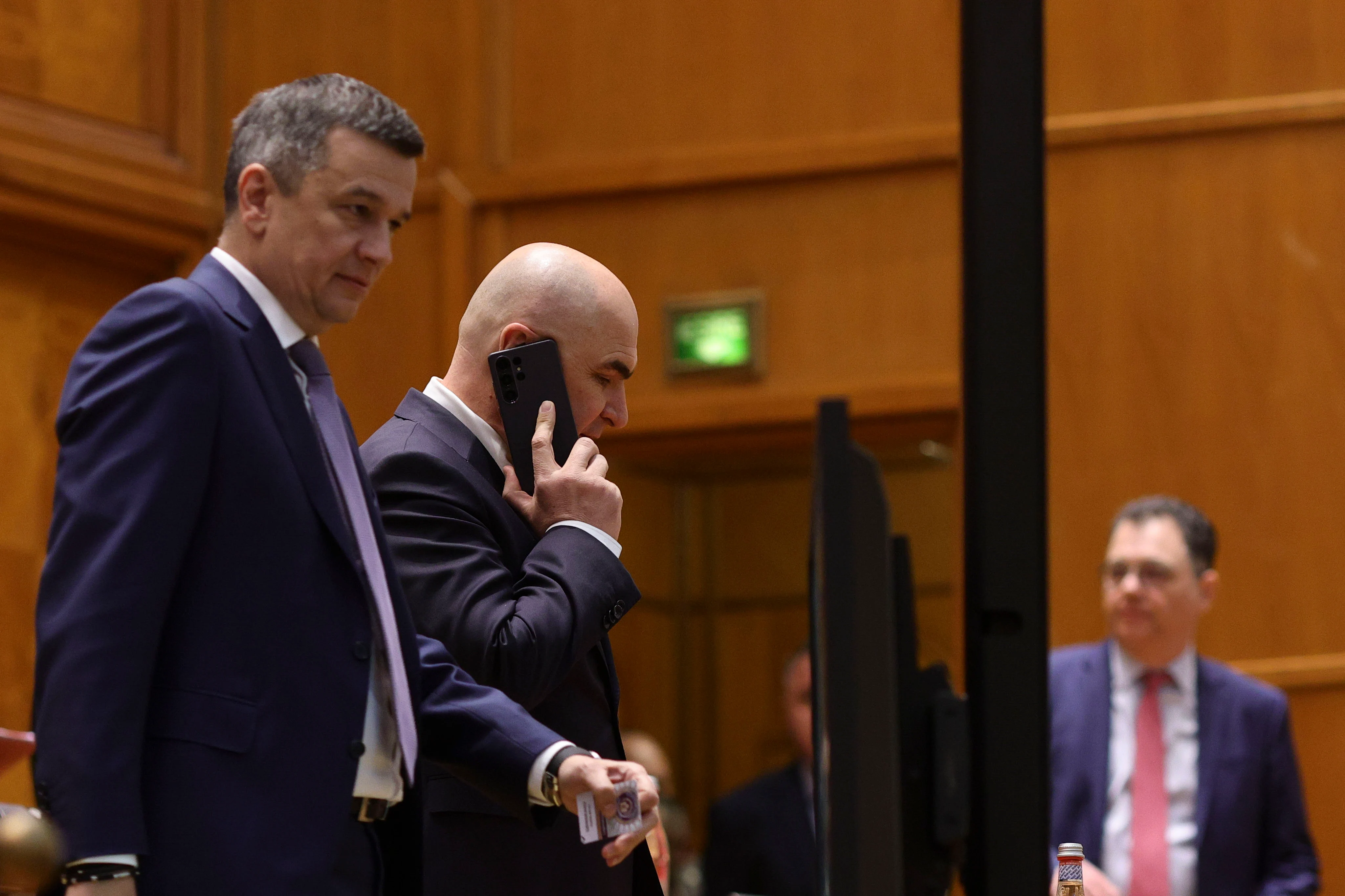 Sorin Grindeanu și Ilie Bolojan FOTO Inquam Photos / Octav Ganea