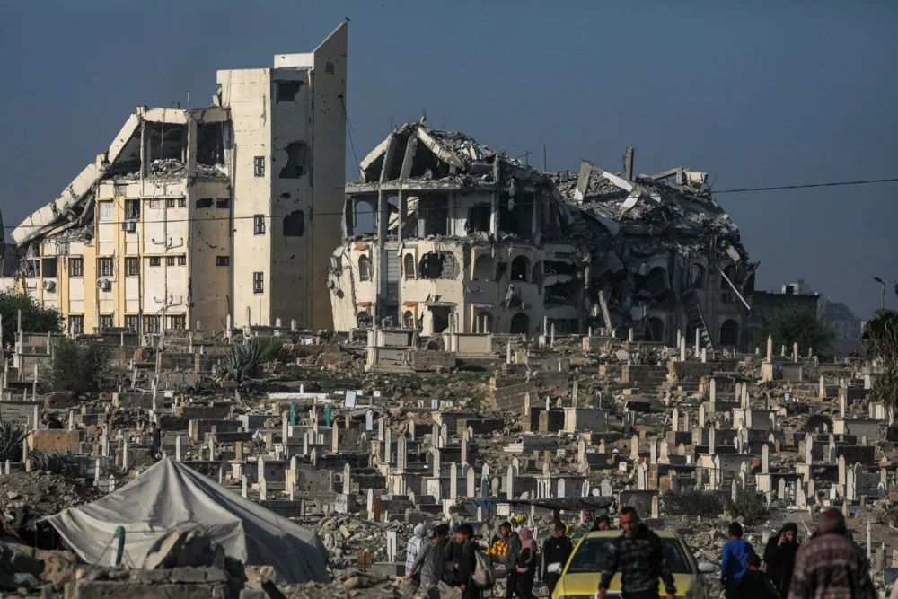 Palestinieni strămutați &icirc;n Gaza/FOTO:EPA/EFE