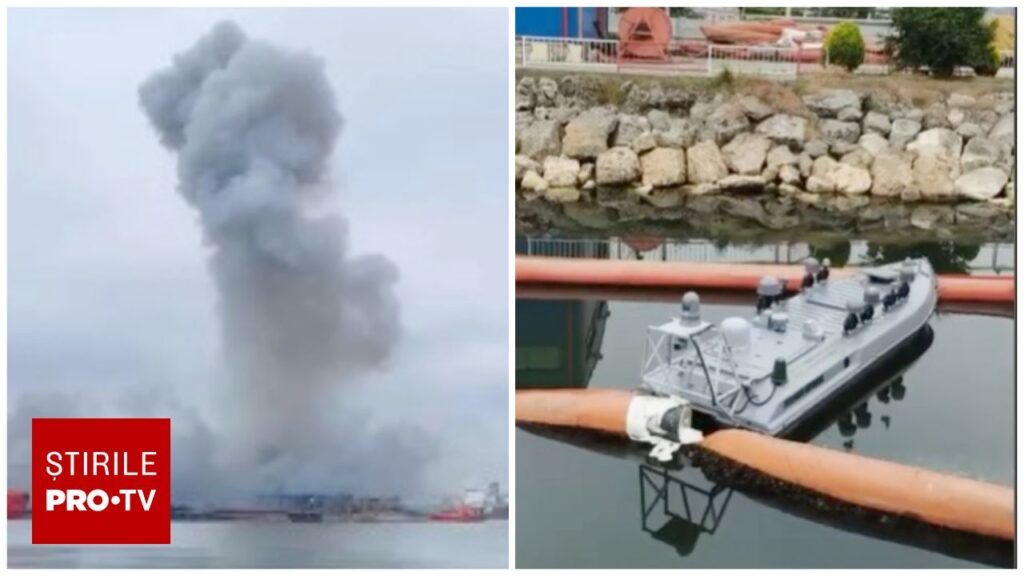 MAI, despre drona explodată la Constanţa: SCOMAR e sistem de supraveghere maritimă, nu sistem militar anti-dronă