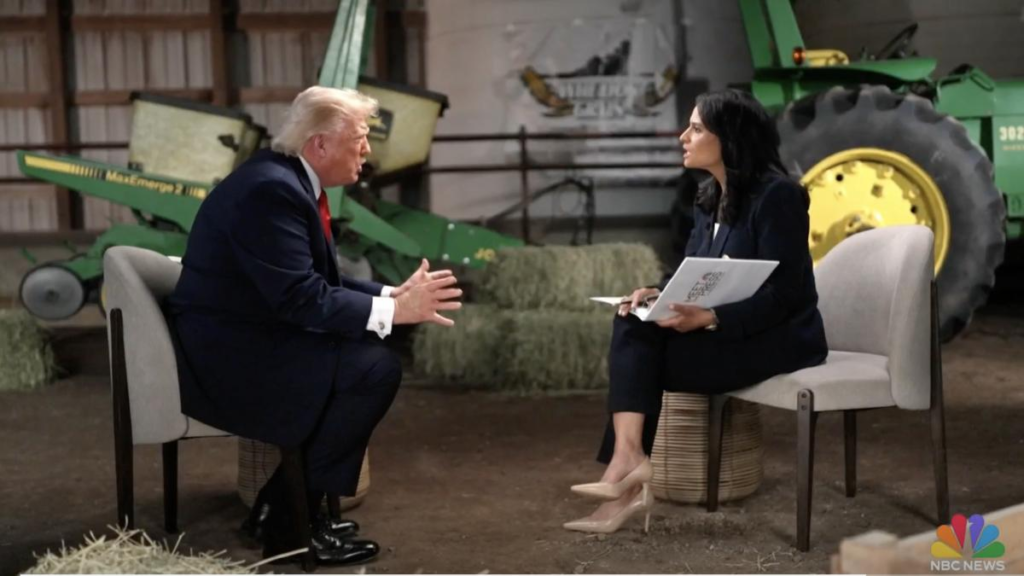 Trump s-a enervat și a plecat dintr-un interviu. „Sunteţi ori coruptă, ori idioată” i-a spus el jurnalistei