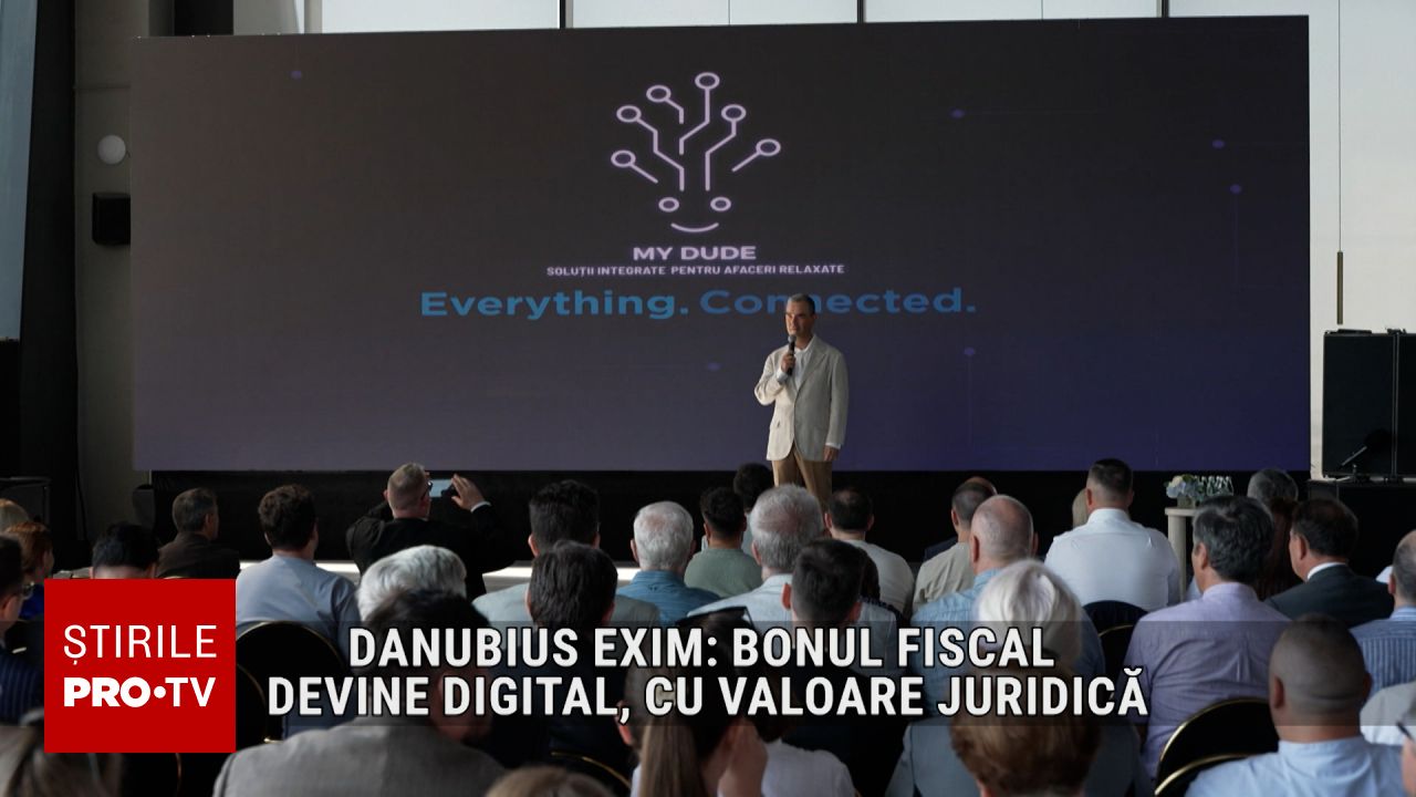 (P) MyDUDE de la Danubius Exim: casa de marcat devine instrument inteligent, cu bon fiscal digital cu valoare juridică