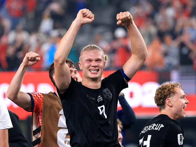 Cum l-a numit FIFA pe Erling Haaland, după ce a dat patru goluri în două meciuri pentru Norvegia la Cupa Mondială