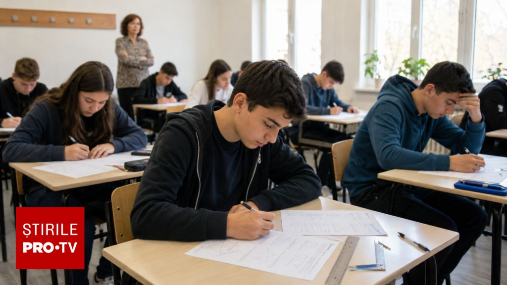 Evaluarea Națională 2026, Matematică. VEZI subiectele: cerc, patrulater și cub la exercițiile de geometrie