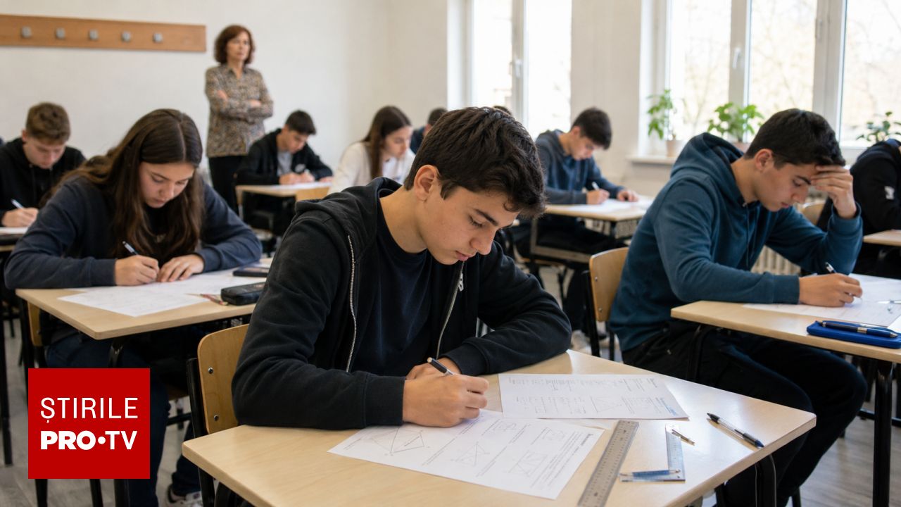 Evaluarea Națională 2026, Matematică. VEZI subiectele: cerc, patrulater și cub la exercițiile de geometrie