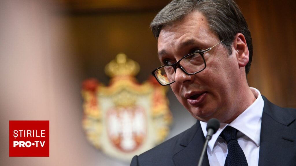 Proteste în Serbia după ce președintele Vucic a anuțat că va demisiona. Ce ar urmări, de fapt, liderul sârb