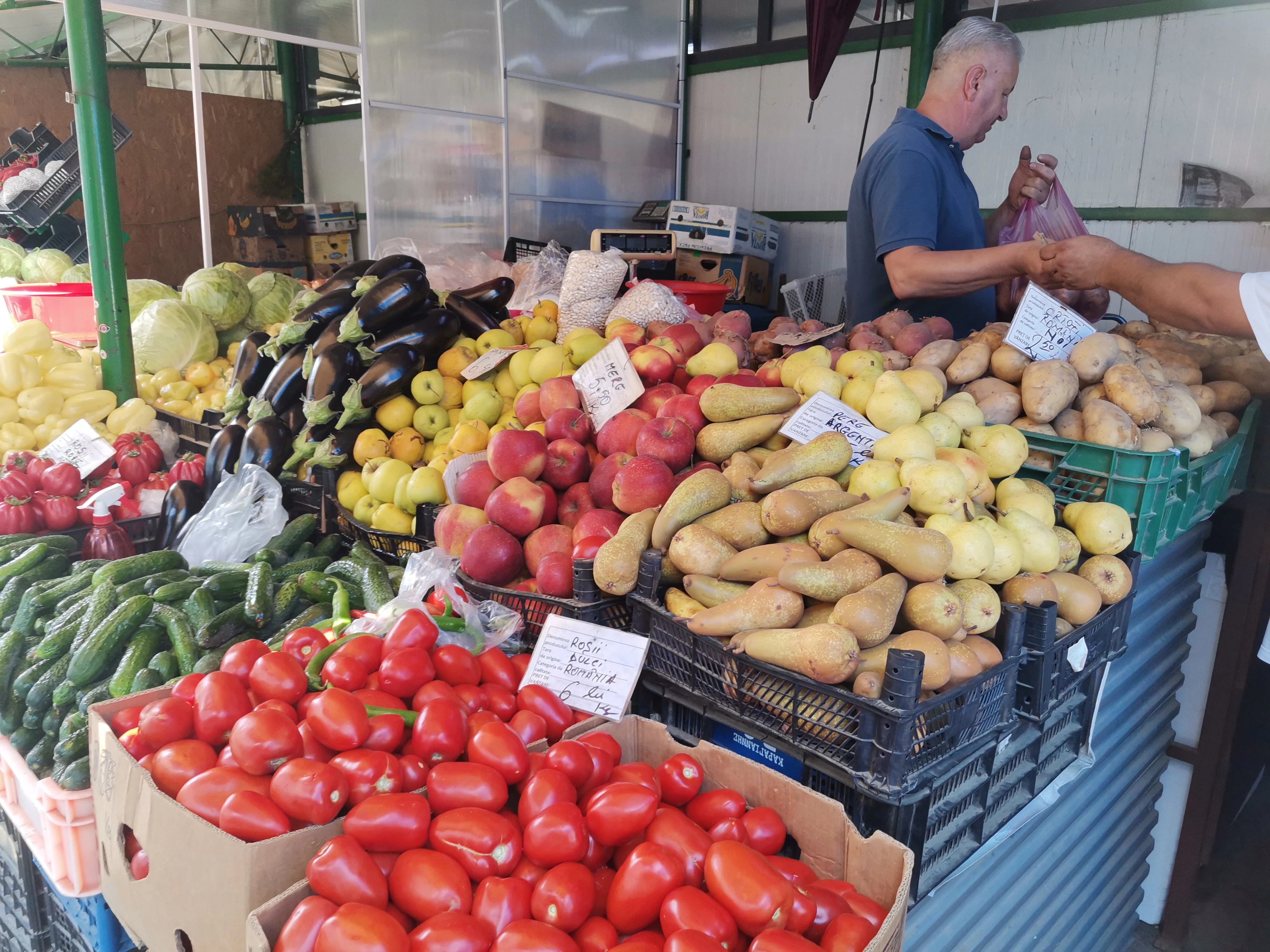 &Icirc;n sectorul comercianților prețurile sunt chiar mai mici dec&acirc;t la producători FOTO: A.M.
