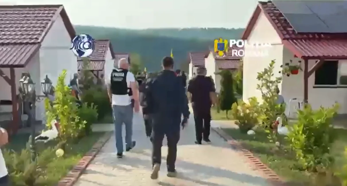 Percheziții &icirc;n Bihor Foto: captură video