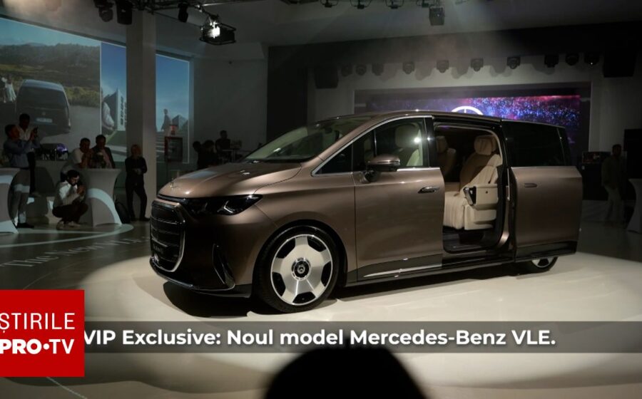 (P) Noul Mercedes-Benz VLE: eleganță, tehnologie și mobilitate 100% electrică într-un segment complet nou
