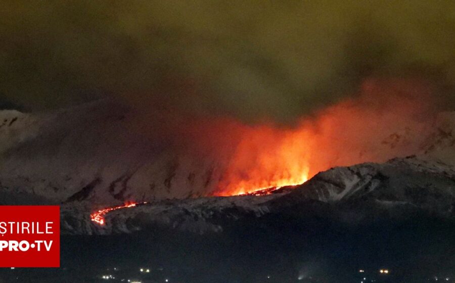 MAE, atenţionare de călătorie pentru Italia. Restricţii temporare pe Aeroportul Catania pe fondul erupţiei vulcanului Etna