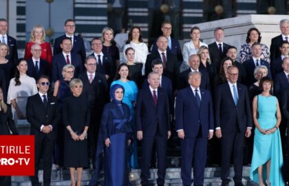 Erdogan i-a primit pe liderii NATO la dineul oficial de la Ankara. Nicușor Dan, lângă Trump în fotografia de grup