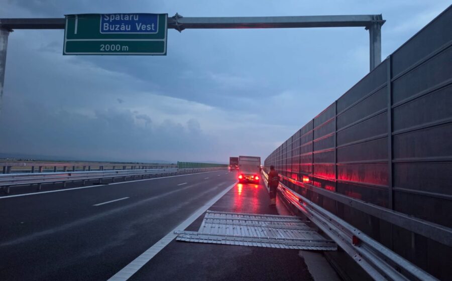 Haos și dezastru în urma turcilor pe autostrada A7