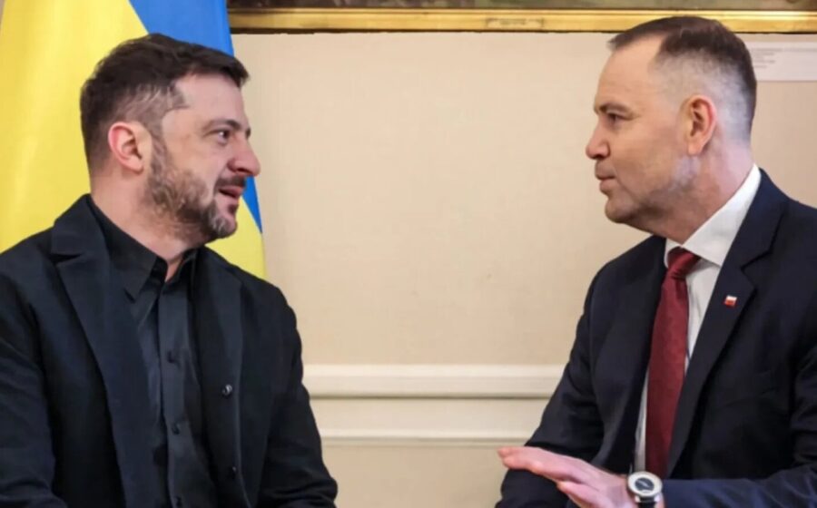 Discuție importantă de peste o oră între Zelenski și președintele Poloniei, în plină criză diplomatică