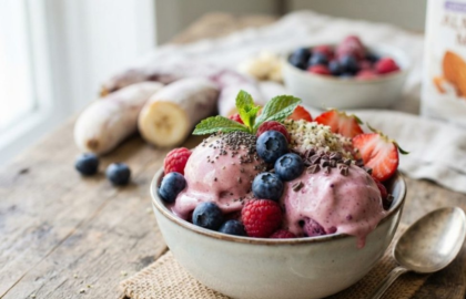 Înghețată vegană, făcută în casă, fără zahăr. 5 rețete sănătoase și cremoase pentru zilele toride