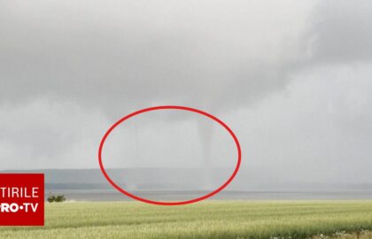Un fenomen foarte rar a fost filmat în Suedia: o tornadă dublă. ”Părea că apa se agita în două locuri la suprafață”