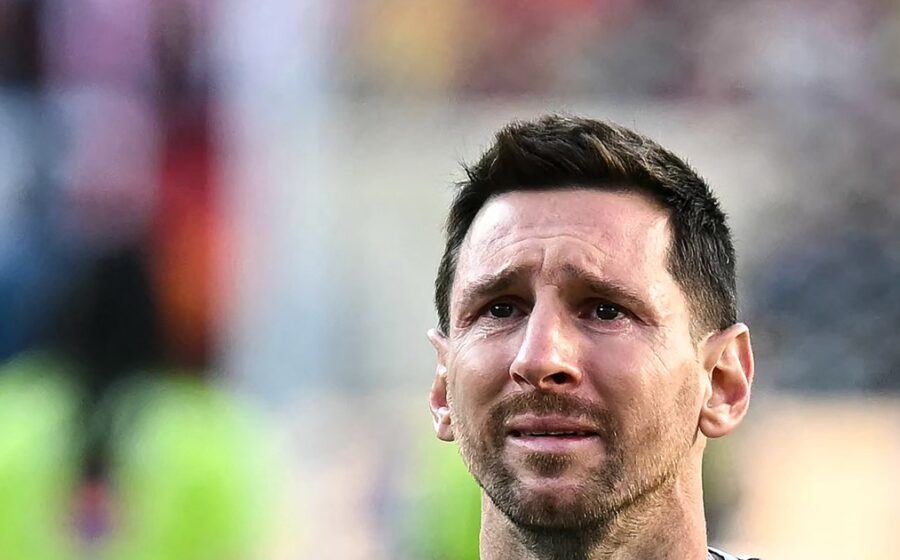 Imaginea deznădejdii. Messi, cu ochii în lacrimi după ce Argentina a pierdut Cupa Mondială