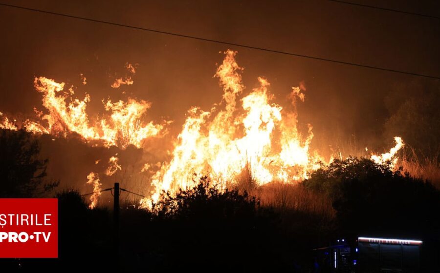 Peste 300 de incendii într-o singură zi în Sicilia. Sute de oameni au fost evacuați