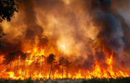 Incendiile forestiere mistuie sudul Europei