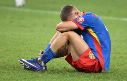 Imagini de la finalul meciului FCSB -3! Ce s-a întâmplat pe teren