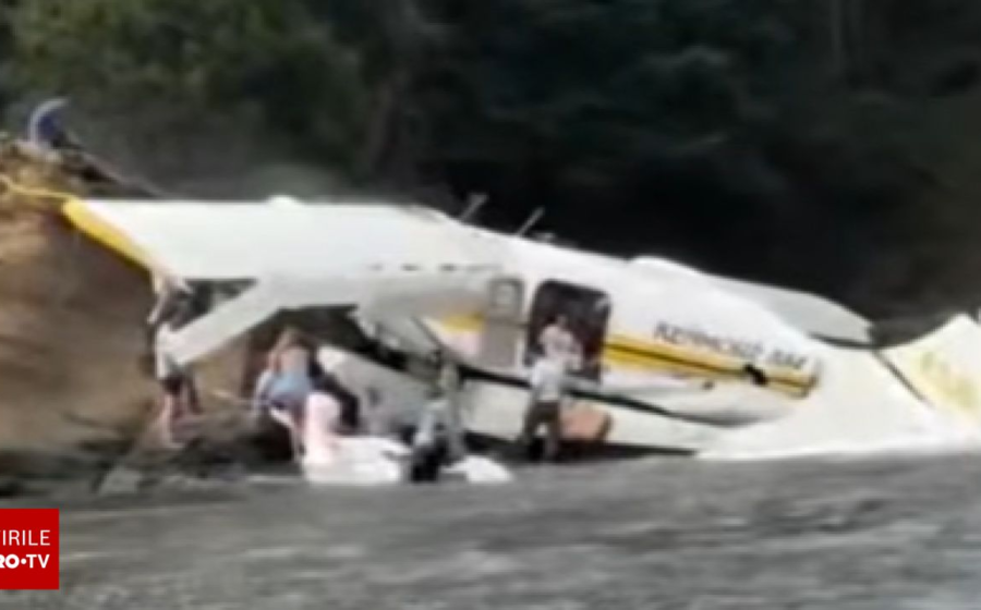 Un hidroavion s-a prăbuşit în Washington. Toate persoane aflate la bord au fost găsite în viaţă. VIDEO