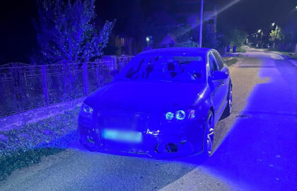 Șofer beat și fără permis, reținut după o plimbare nocturnă pe un drum comunal din Cluj. Avea alcoolemie peste 1 la mie